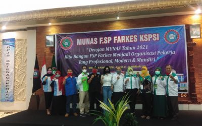 PEMBUKAAN MUNAS FSP FARKES KSPSI DIHADIRI PARA SENIOR DAN CALON KETUA UMUM KSPSI