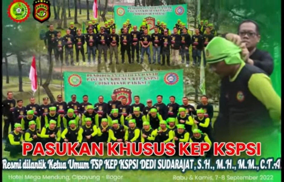 DIKLATSAR PAKKSI, Pasukan Khusus FSP KEP KSPSI Resmi Dilantik!